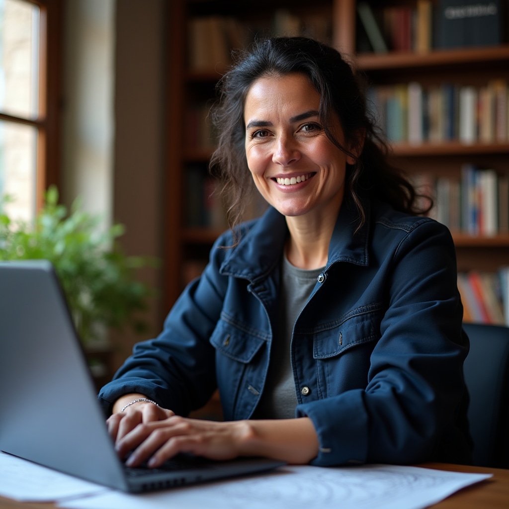 Elena Vargas, formadora de orientación astronómica y navegación celeste, con material didáctico estelar
